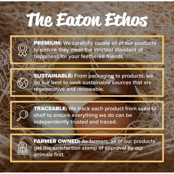 10~ Eaton Pet and Pasture,Premium Laying Hen Nesting Pads, Grown and Sustainably - Picture 4 of 7